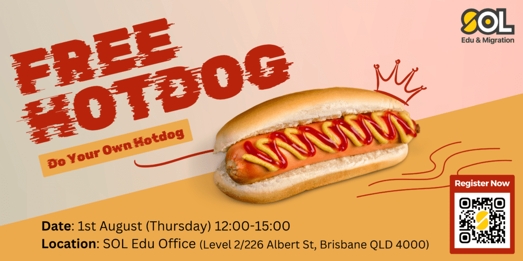 1st AUG Free Hotdog Event - SOL Edu